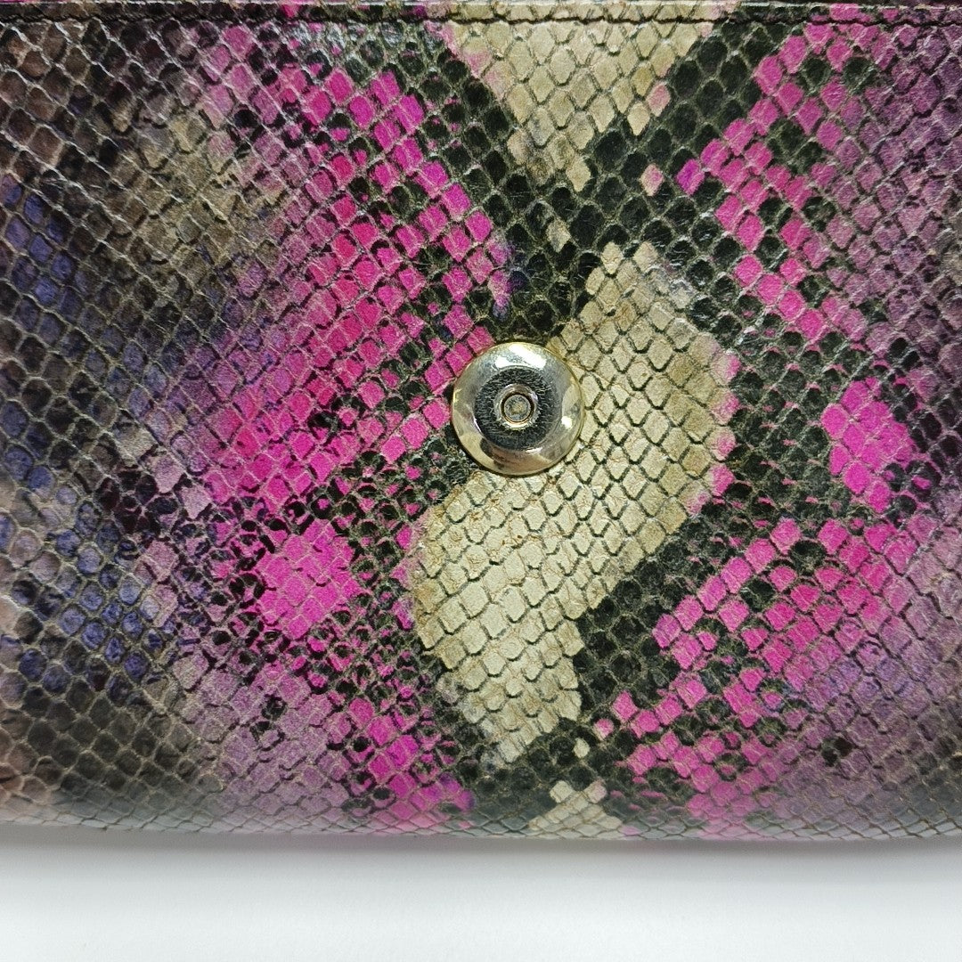 Leather Crossbody Bag Multicolor