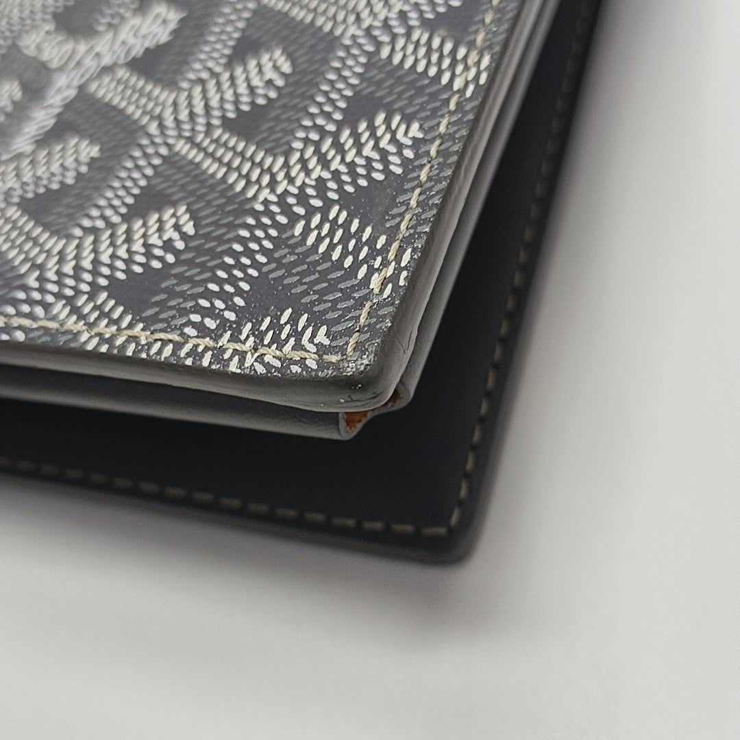 RICHELIEU Coated Canvas Gray Wallet