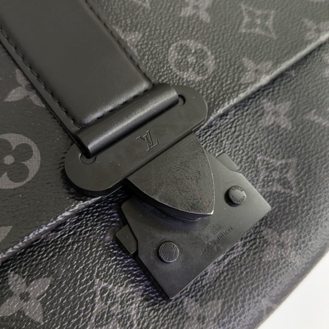 S-CAPE Monogram Coated Canvas Black