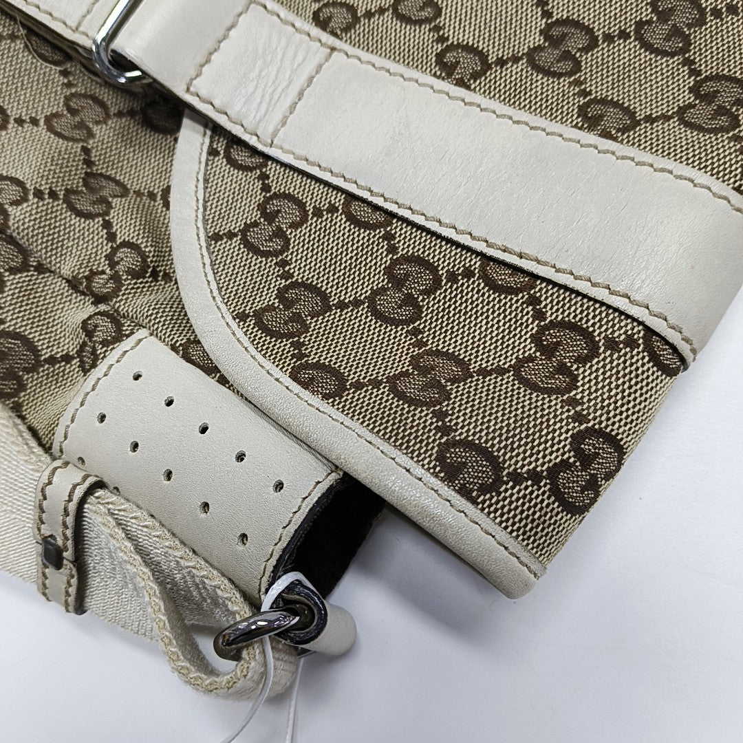 Monogram Canvas Shoulder Bag Black