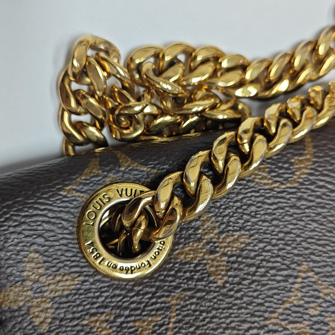 PASSY Monogram Coated Canvas Brown