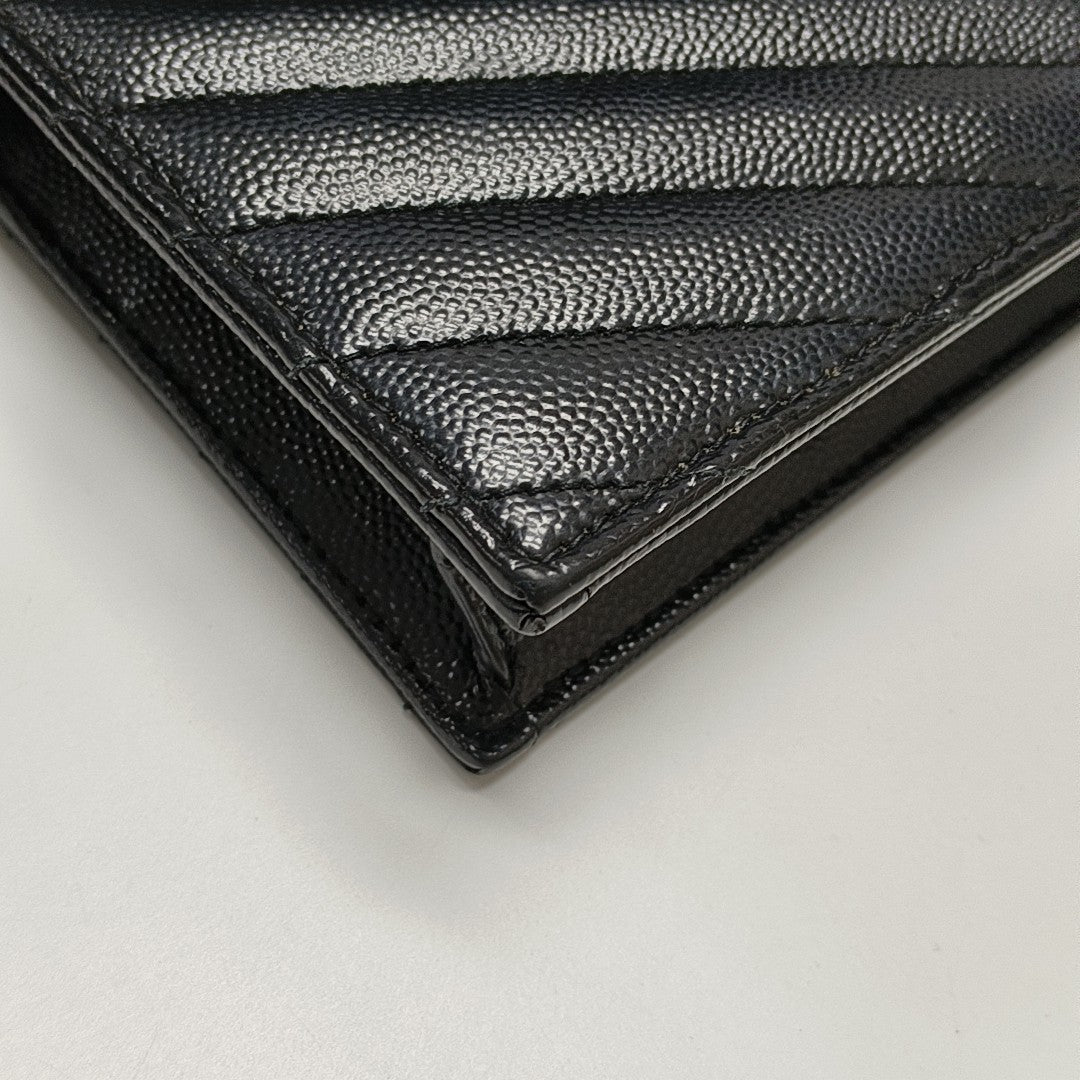 MONOGRAM WOC Chevron Calfskin Black