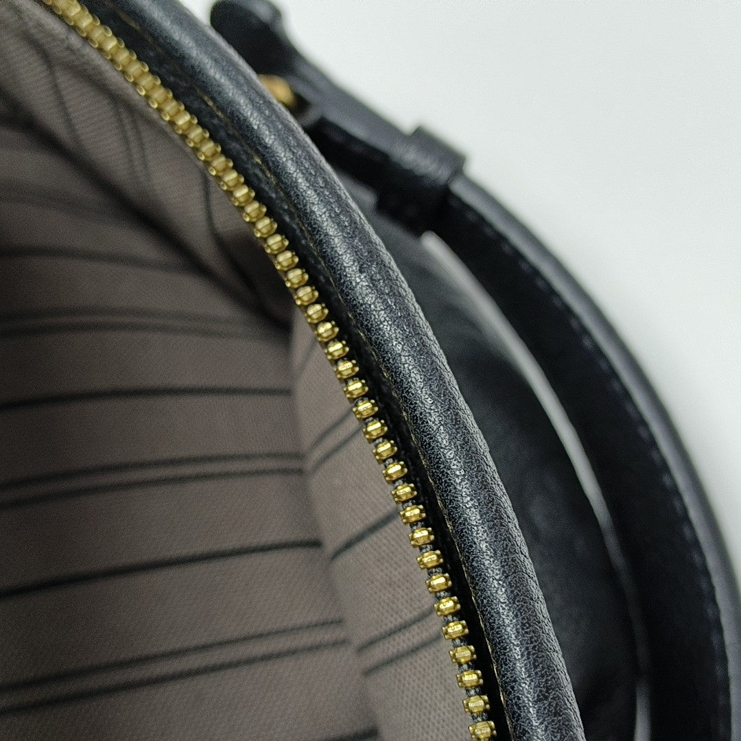 SORBONNE Monogram Calfskin Black