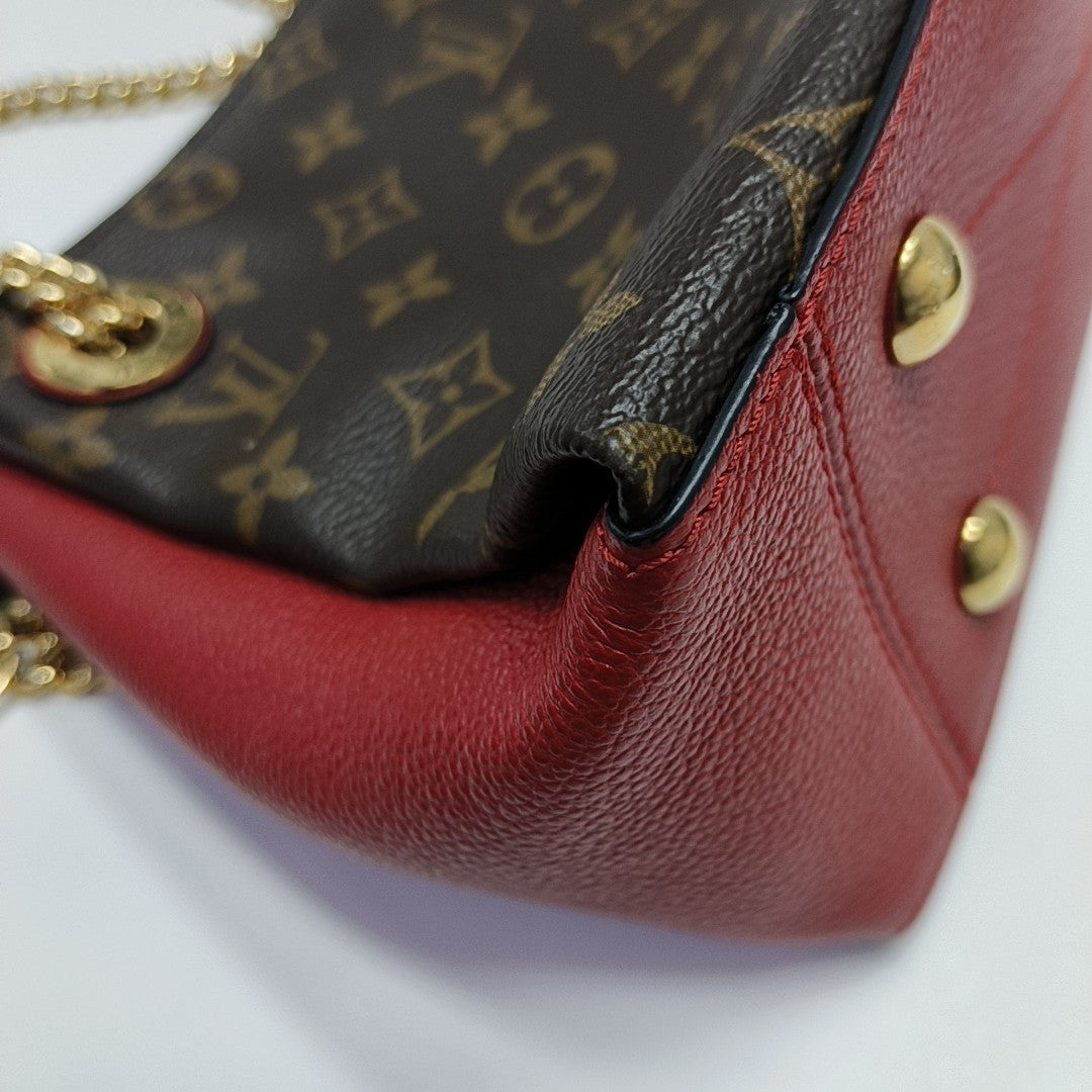 SURENE BB Monogram Coated Canvas Brown
