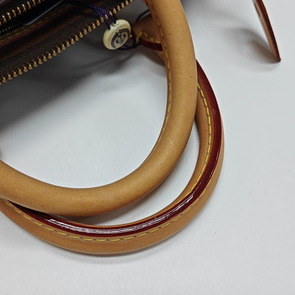 SPEEDY 25 Monogram Coated Canvas Brown