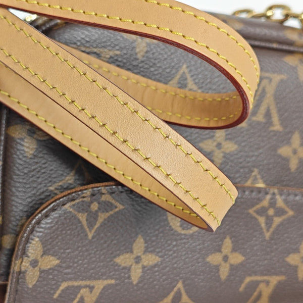 IVY Monogram Coated Canvas Brown