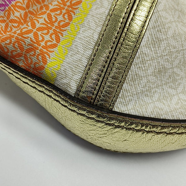 Canvas Top Handle Bag Multicolor