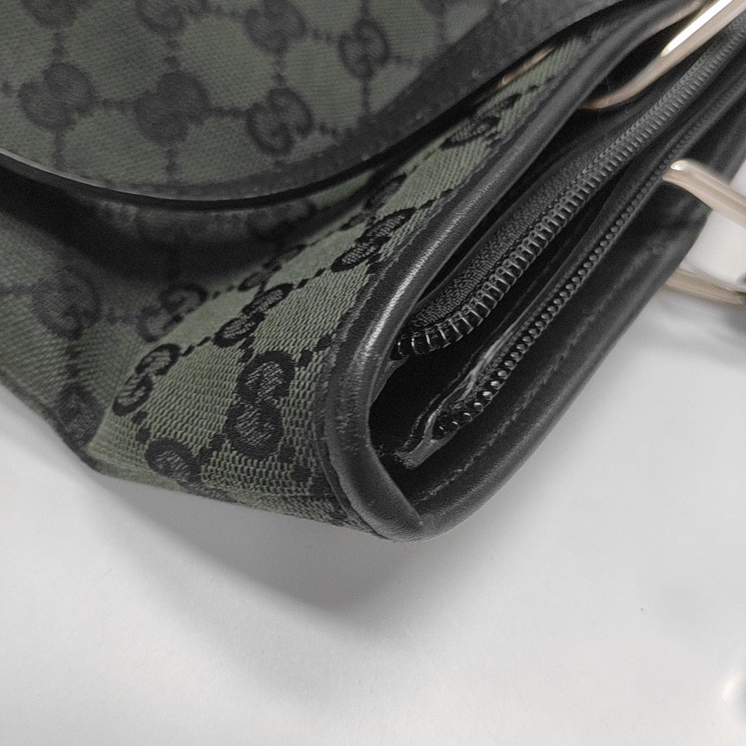 Monogram Canvas Top Handle Bag Green