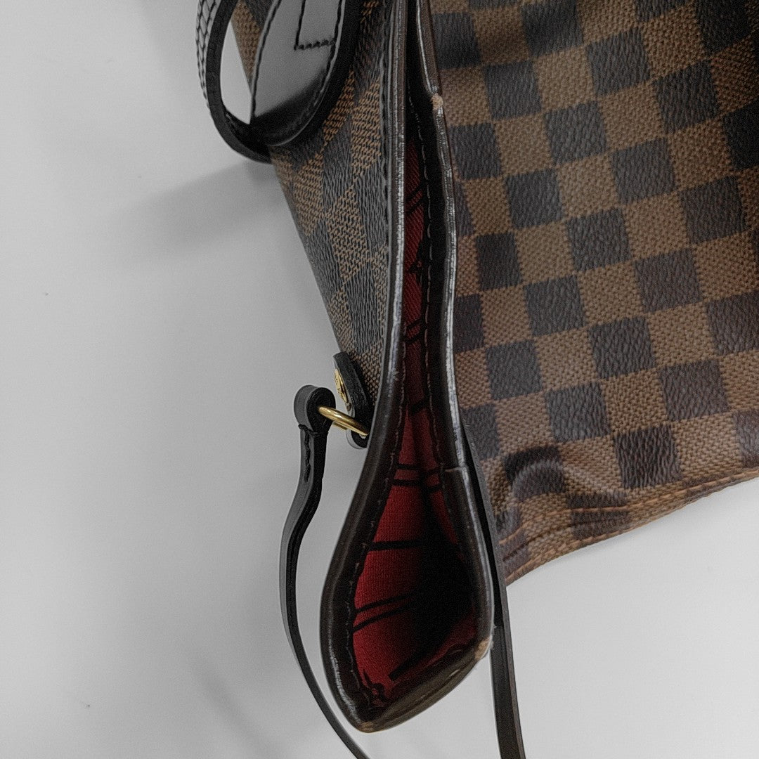 NEVERFULL MM Damier Ebene Coated Canvas Brown