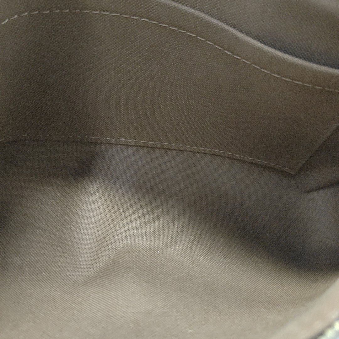 ACCESSOIRES GM Monogram Coated Canvas Brown