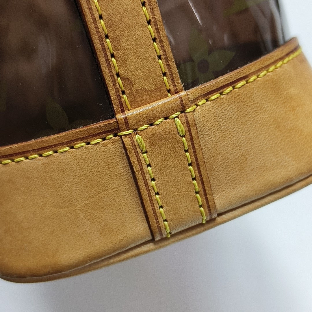 SAC AMBRE PM Monogram Plastic Brown