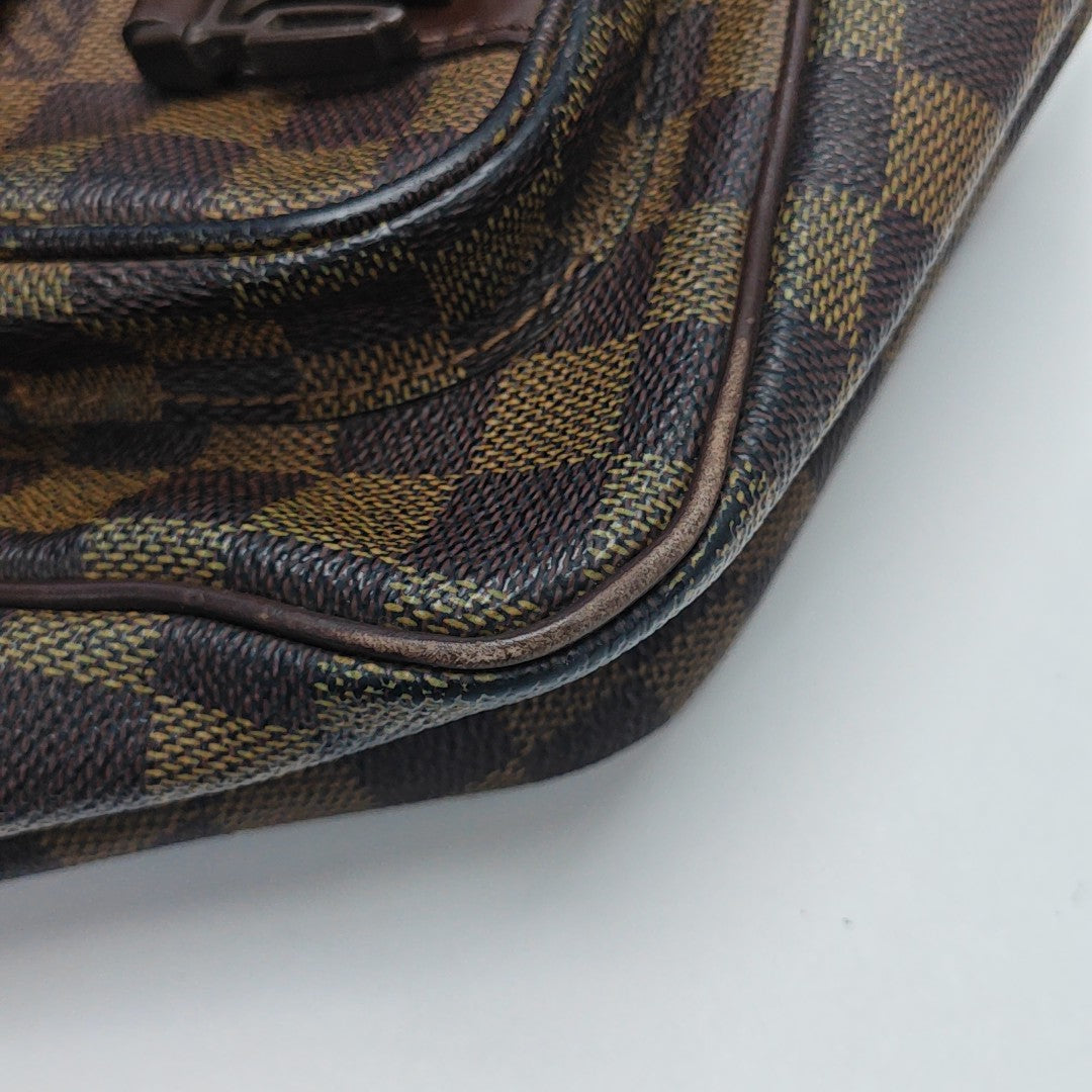 MELVILLE Damier Ebene Coated Canvas Brown