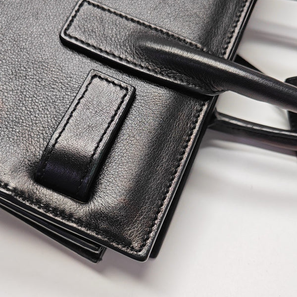 SAC DE JOUR Nano Calfskin Black