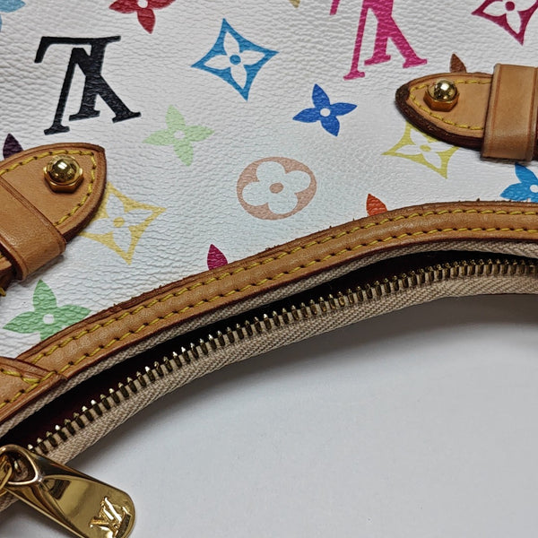 GRETA Monogram Coated Canvas White