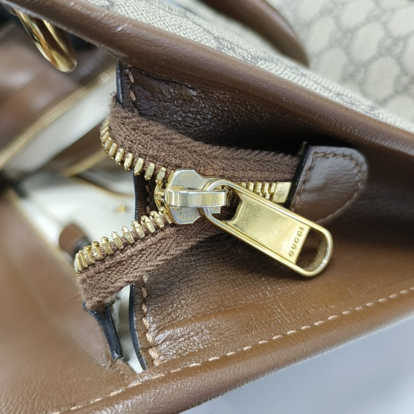 Retro Monogram Coated Canvas Brown