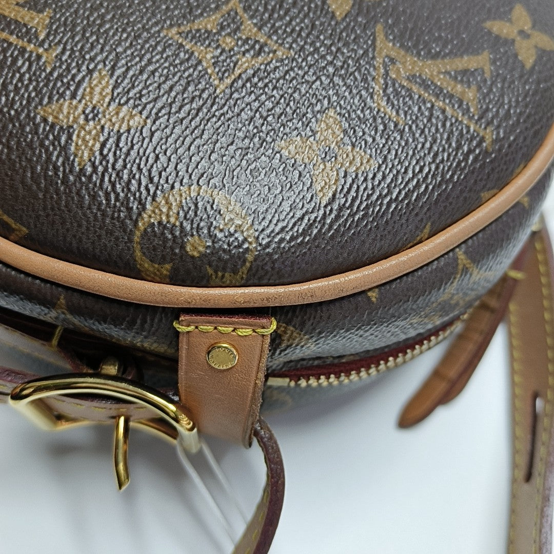 BOITE CHAPEAU PM Monogram Coated Canvas Brown