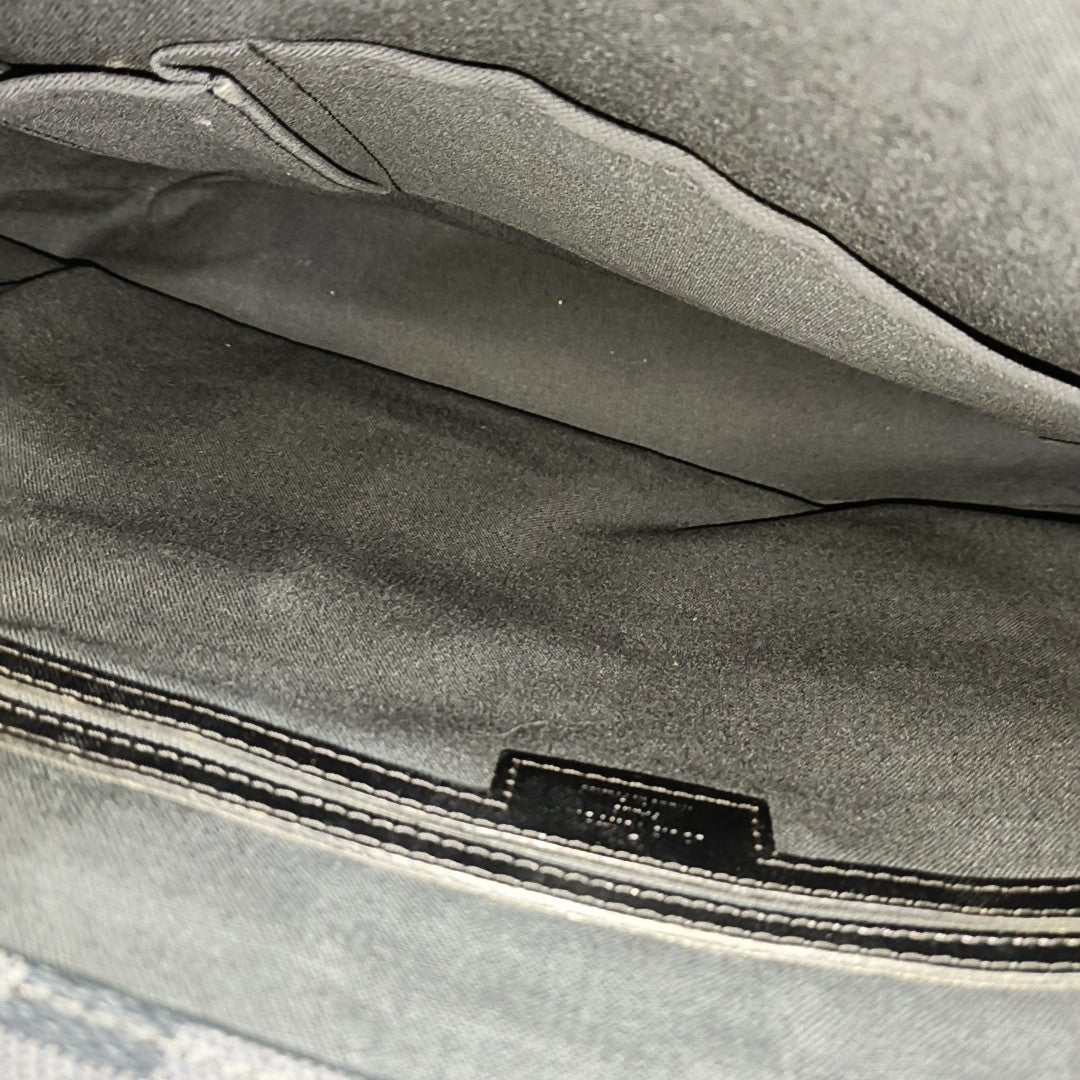 TADAO MM Damier Graphite Coated Canvas Gray