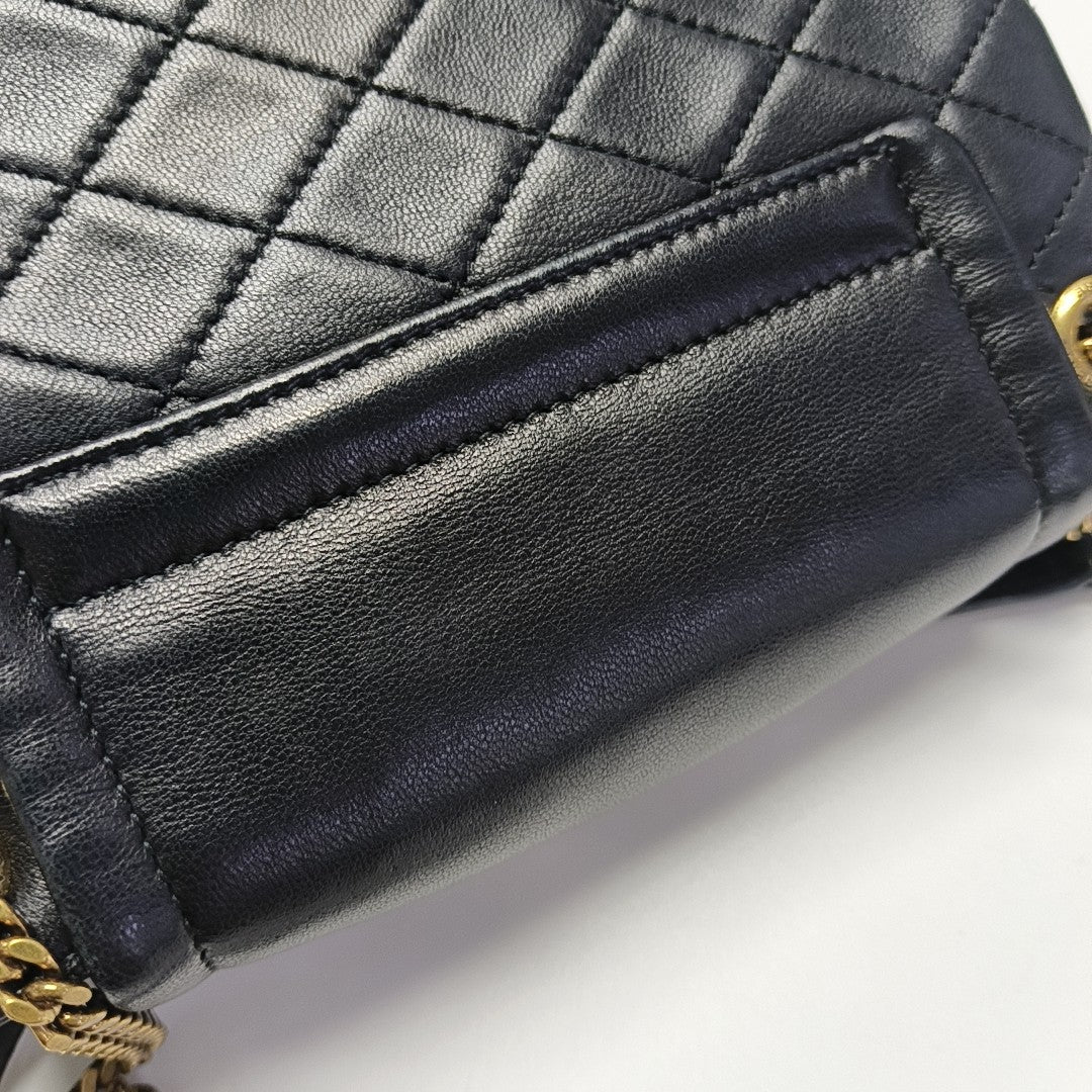 NOLITA Mini Quilted Lambskin Black