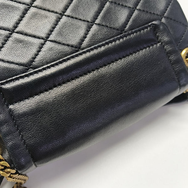 NOLITA Mini Quilted Lambskin Black