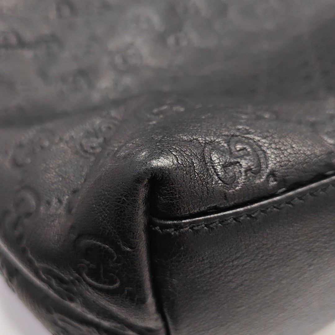 GG Imprime Monogram Calfskin Black