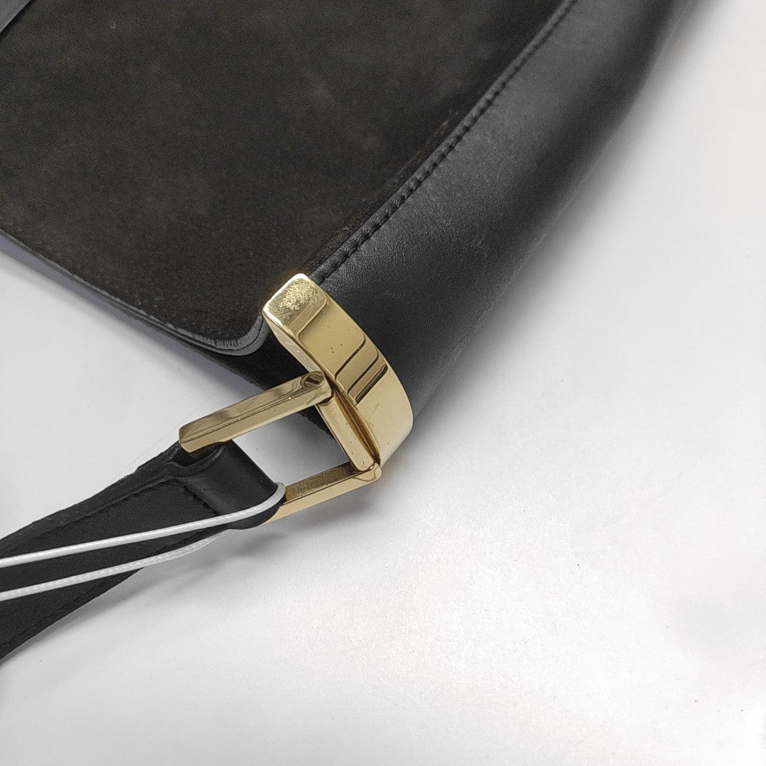 Suede Shoulder Bag Brown