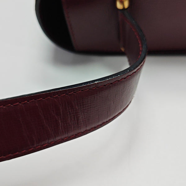 Calfskin Shoulder Bag Red