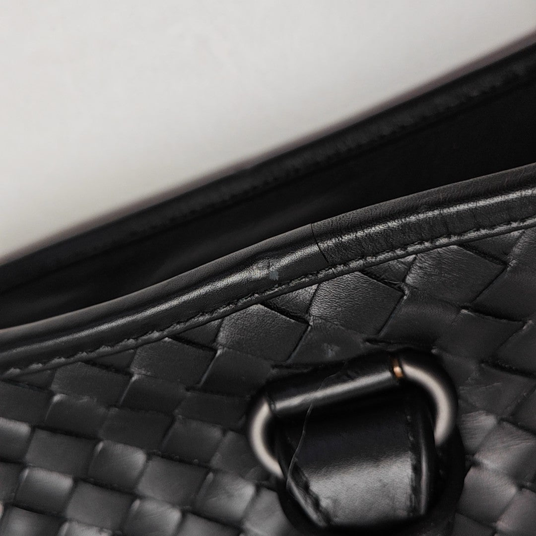 Lambskin Crossbody Bag Black