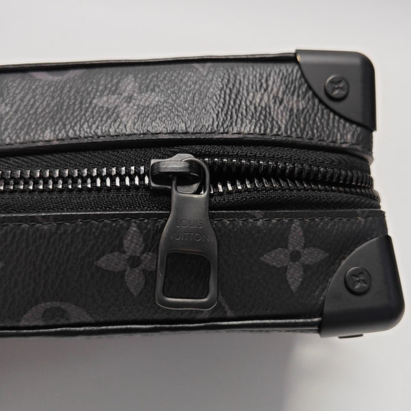 SOFT TRUNK Mini Monogram Coated Canvas Black
