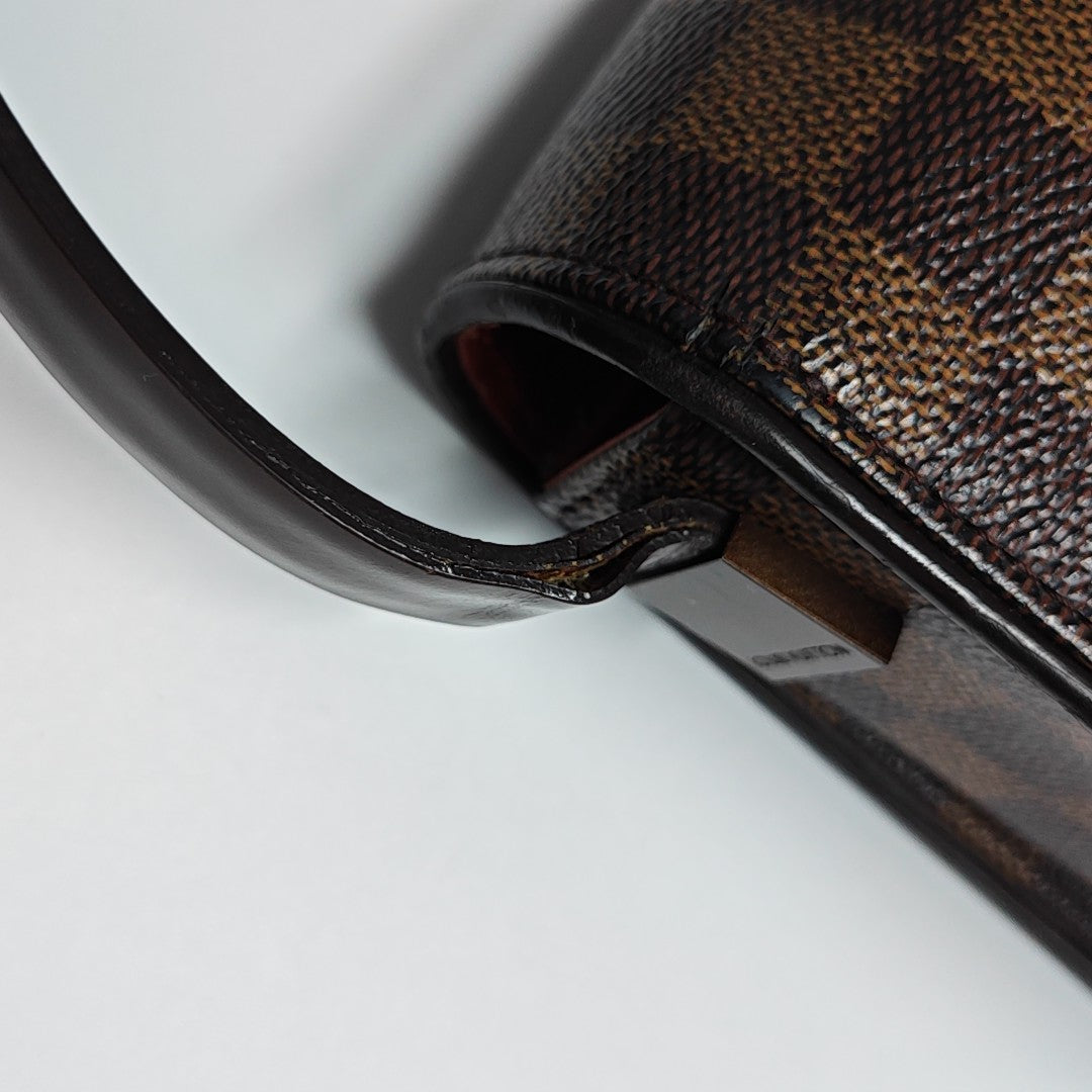 TRIBECA Damier Ebene Coated Canvas Brown