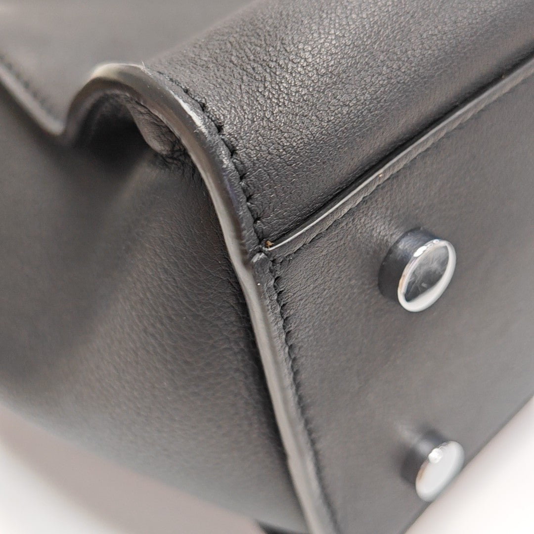 DOWNTOWN CABAS Calfskin Black