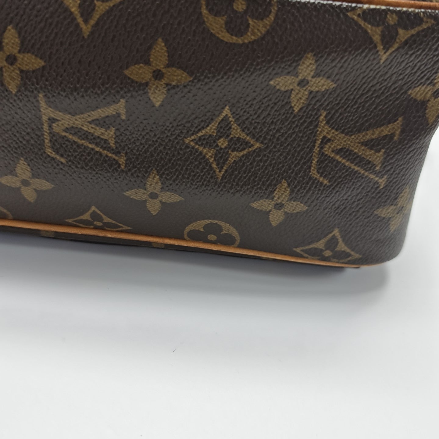 VIVA CITE Monogram Coated Canvas Brown