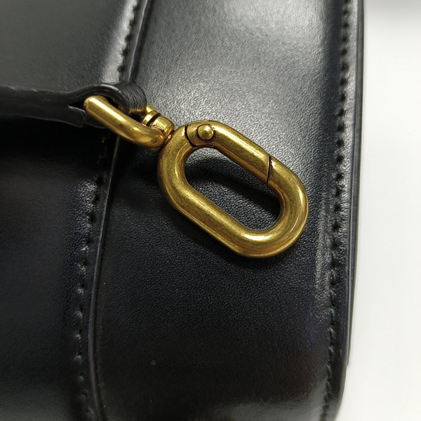 Hourglass S Calfskin Black