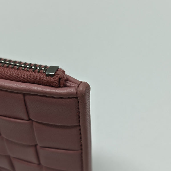 Lambskin Card Holder Pink