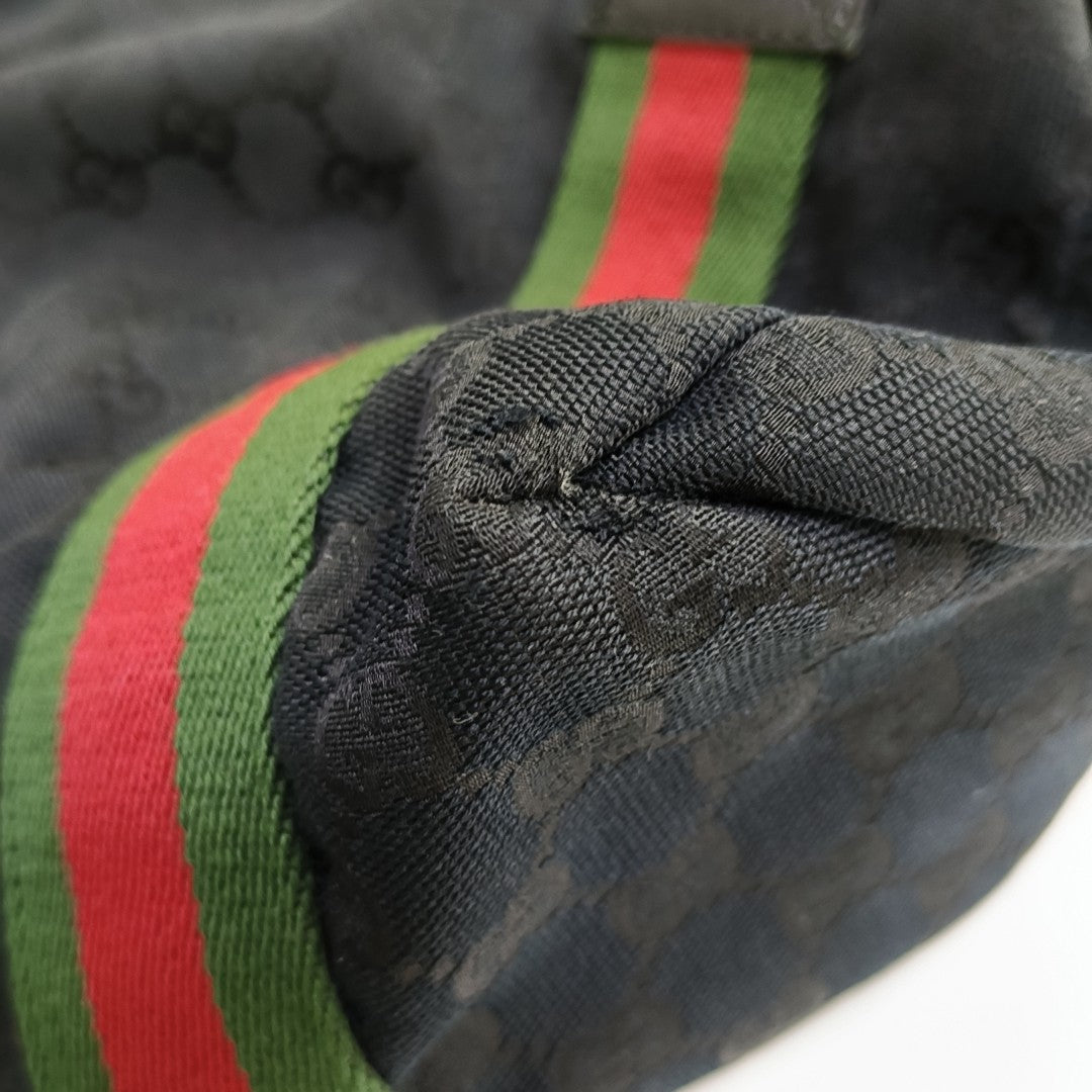 Monogram Canvas Top Handle Bag Black