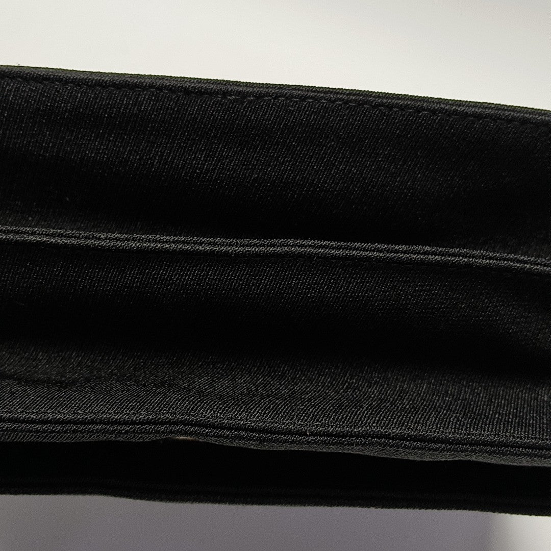Fabric Top Handle Bag Black