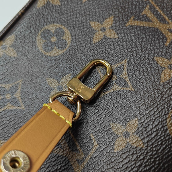 IVY Monogram Coated Canvas Brown