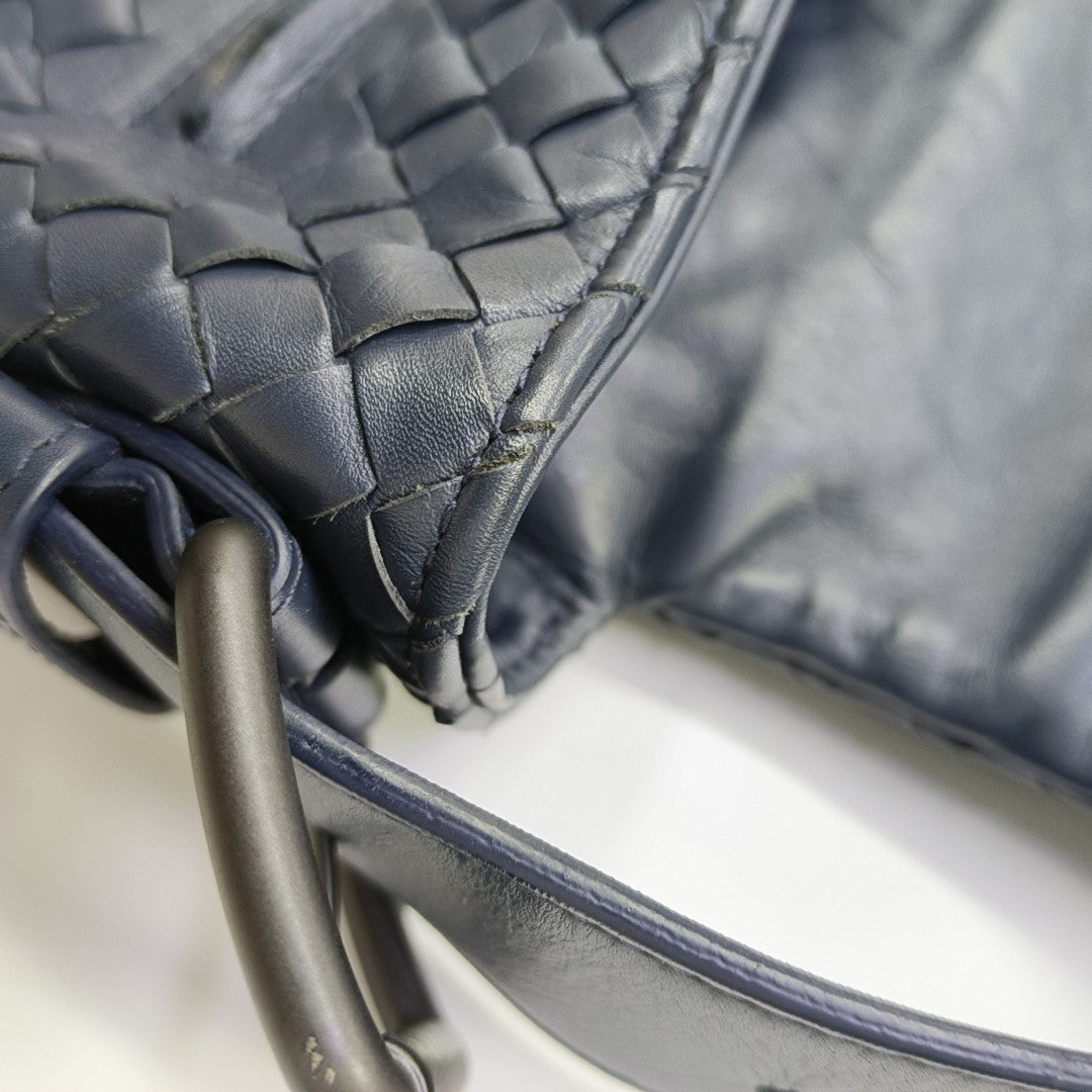 Calfskin Shoulder Bag Blue