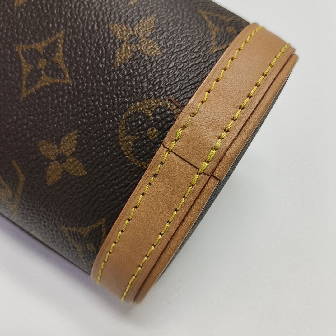 FOLD ME Monogram Coated Canvas Brown