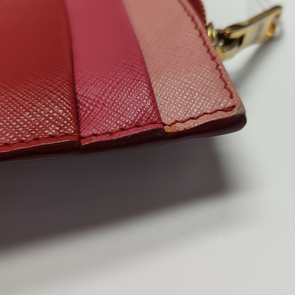 Calfskin Clutch Red