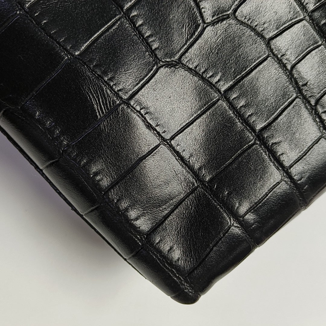 Calfskin Shoulder Bag Black