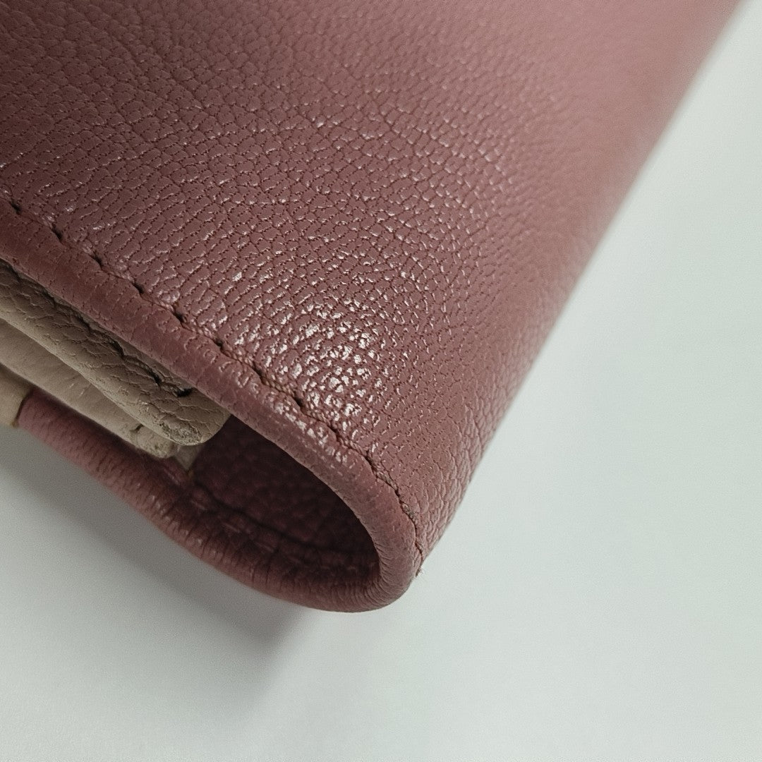 Lambskin Clutch Pink
