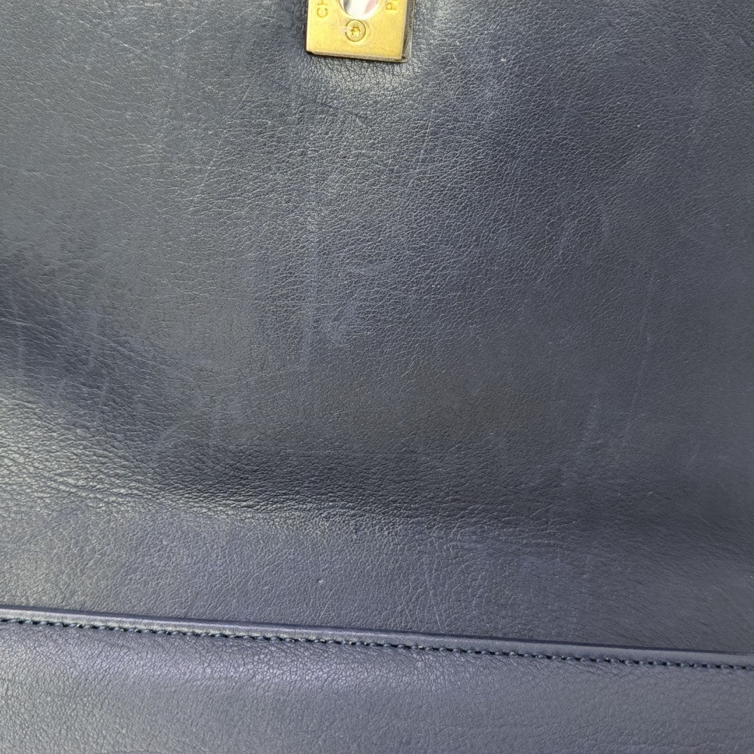Quilted Calfskin Blue