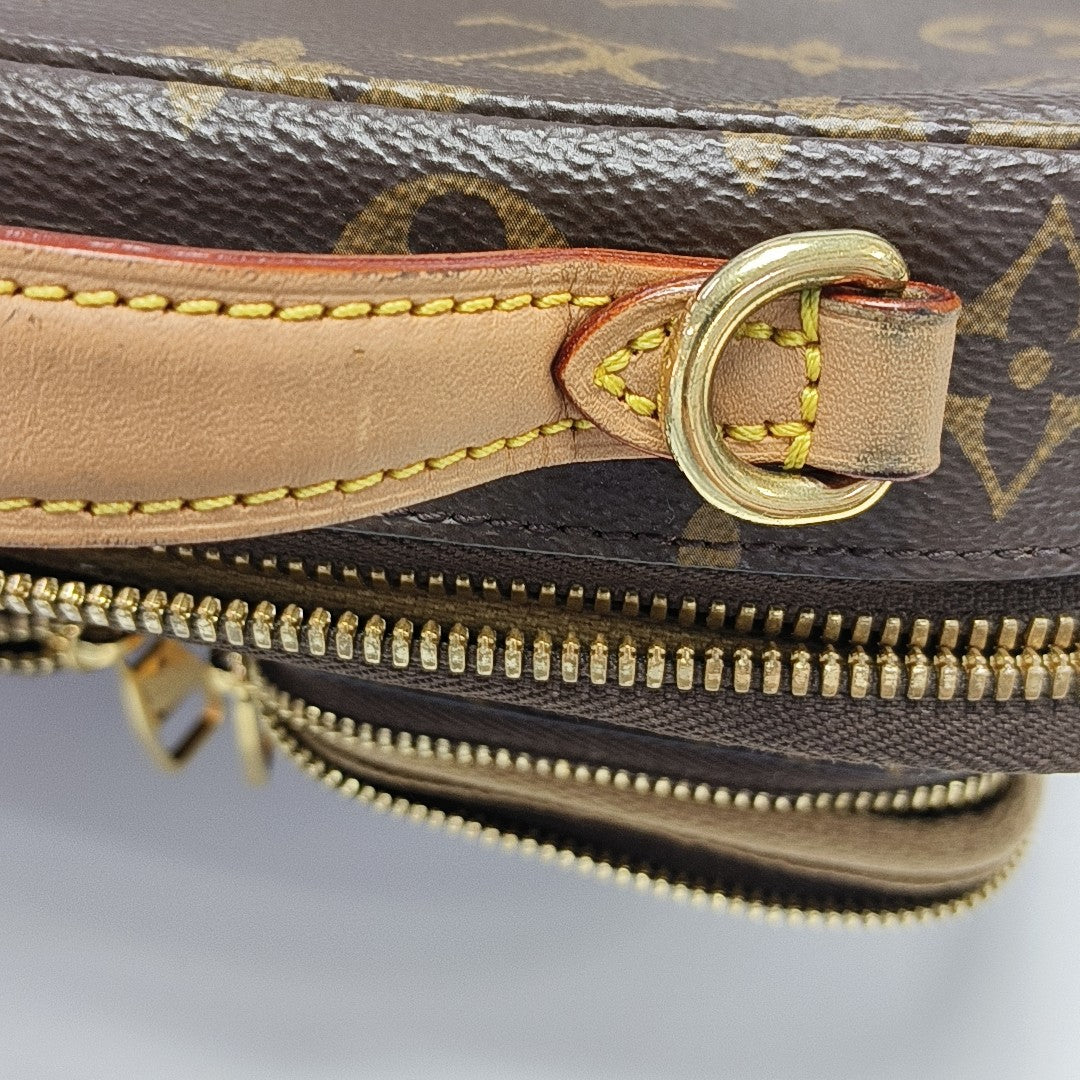 UTILITY Monogram Coated Canvas Brown