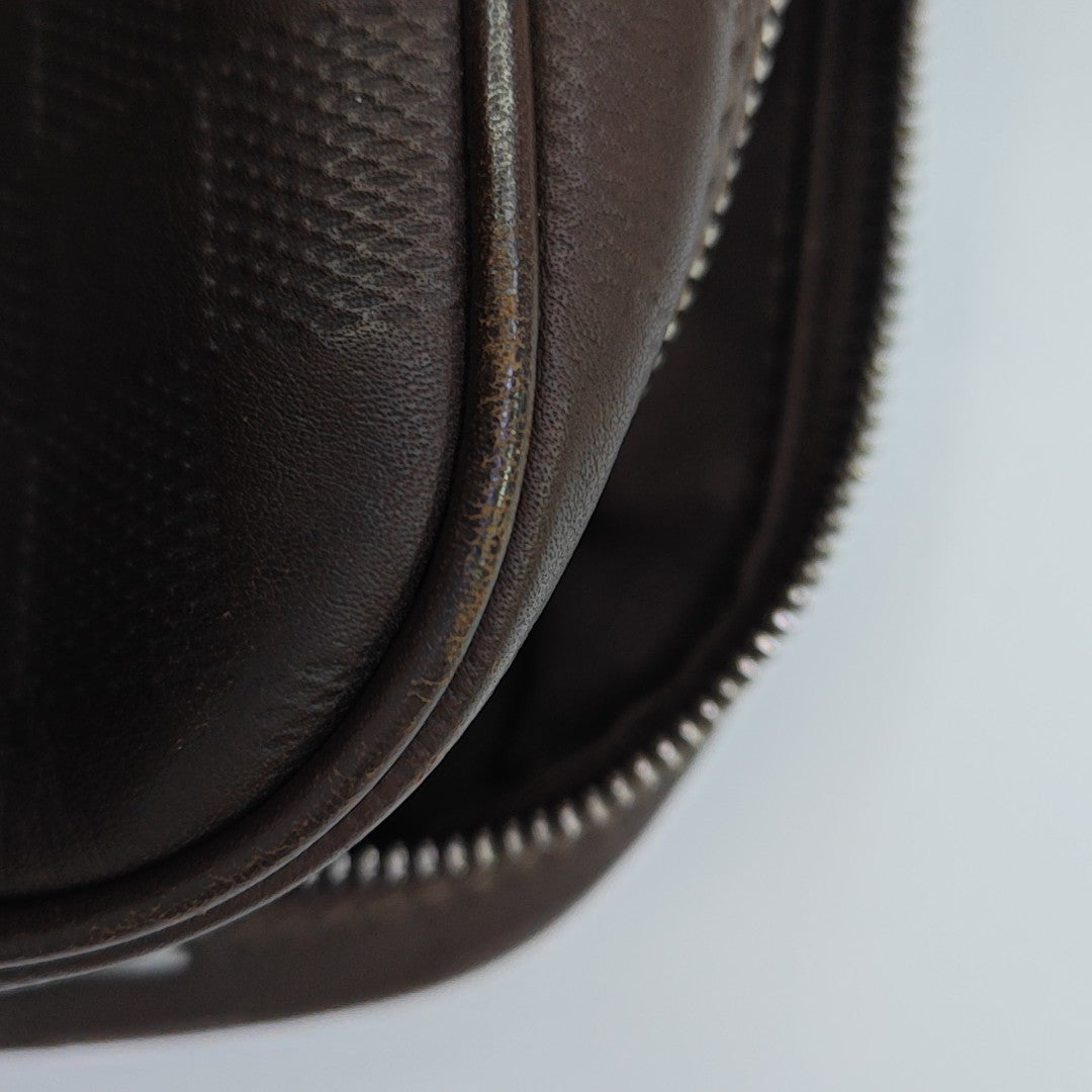 PORTE-DOCUMENTS Damier Ebene Calfskin Brown