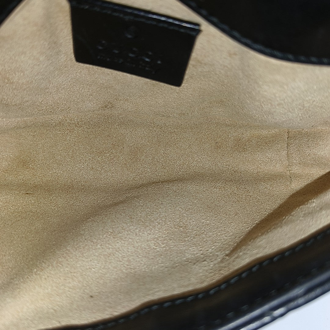 GG Marmont Mini Quilted Calfskin Black