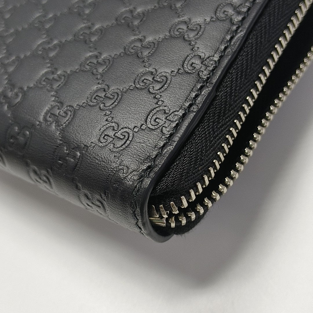Monogram Calfskin Wallet Black