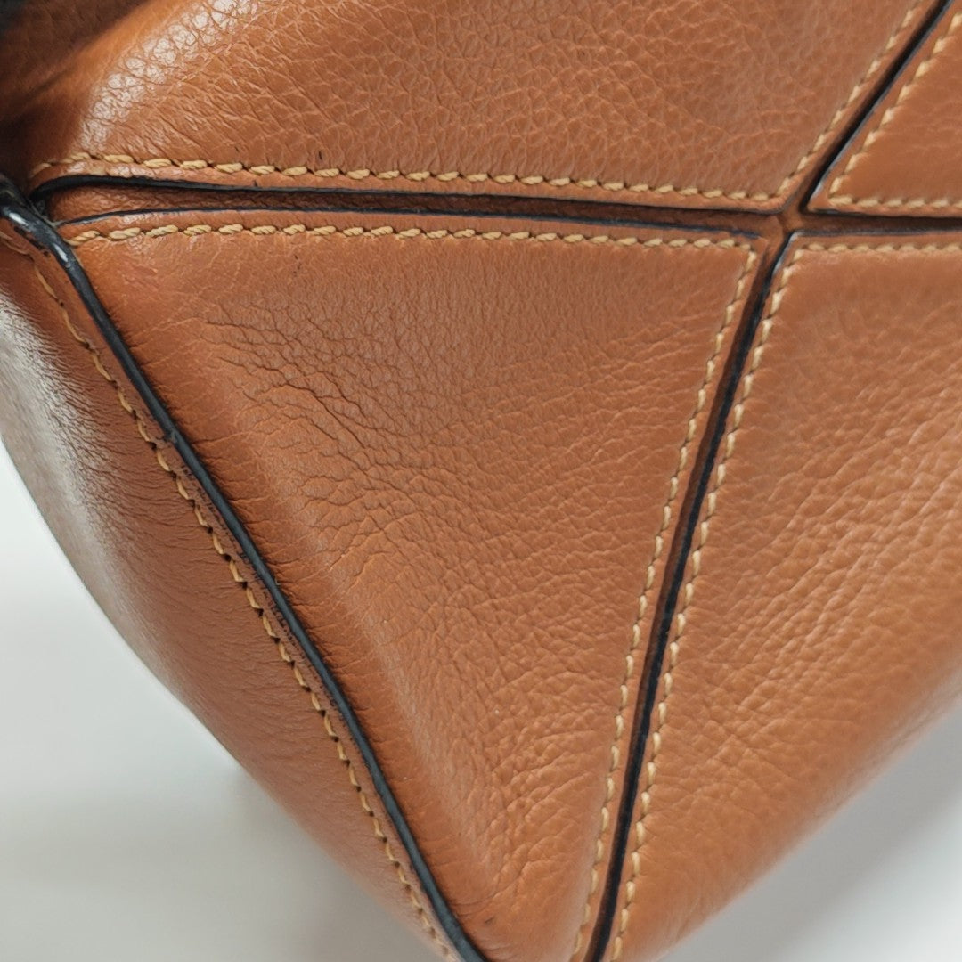 Puzzle Mini Calfskin Brown