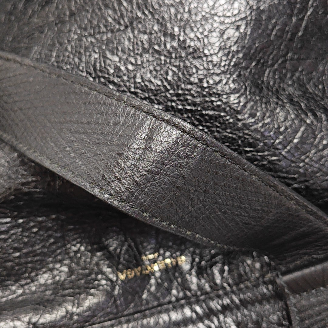 Lambskin Tote Bag Black