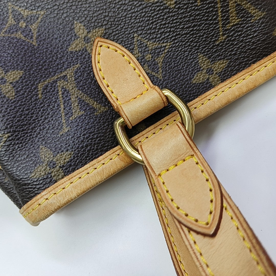 BATIGNOLLES PM Monogram Coated Canvas Brown