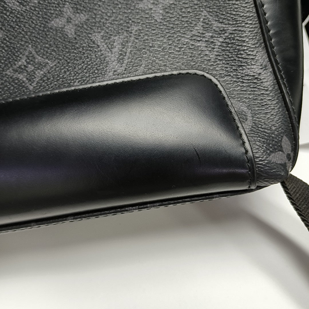 VOYAGER PM Monogram Coated Canvas Black